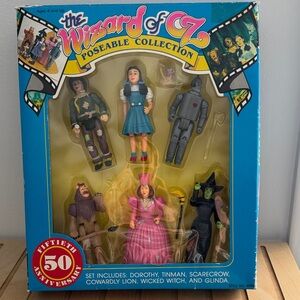 Vintage Poseable Wizard of Oz Collection Set